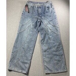 ROMWE men’s Jeans wide legs Size L 8/10 NWT